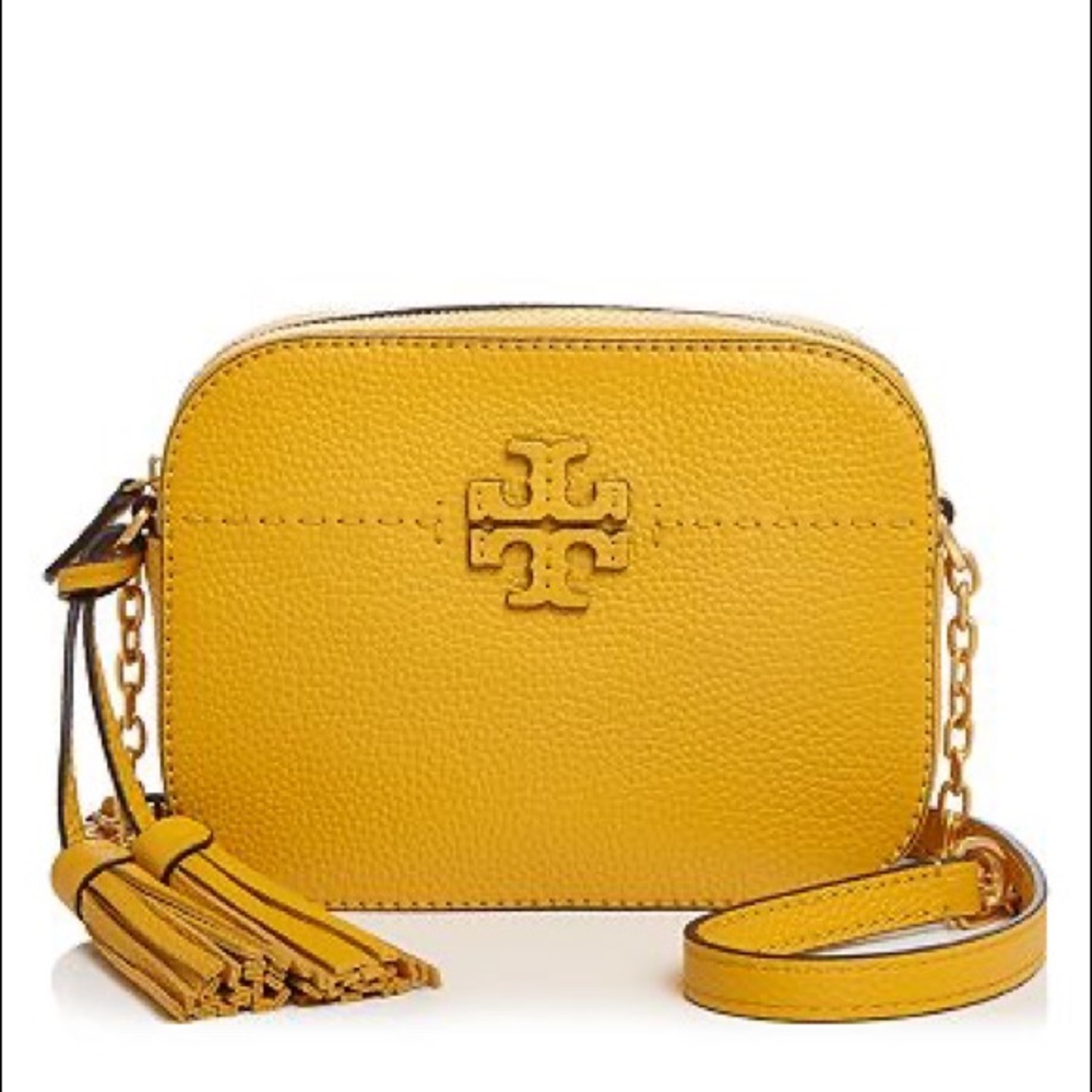 EUC Tory Burch McGraw Camera Bag in Daylily